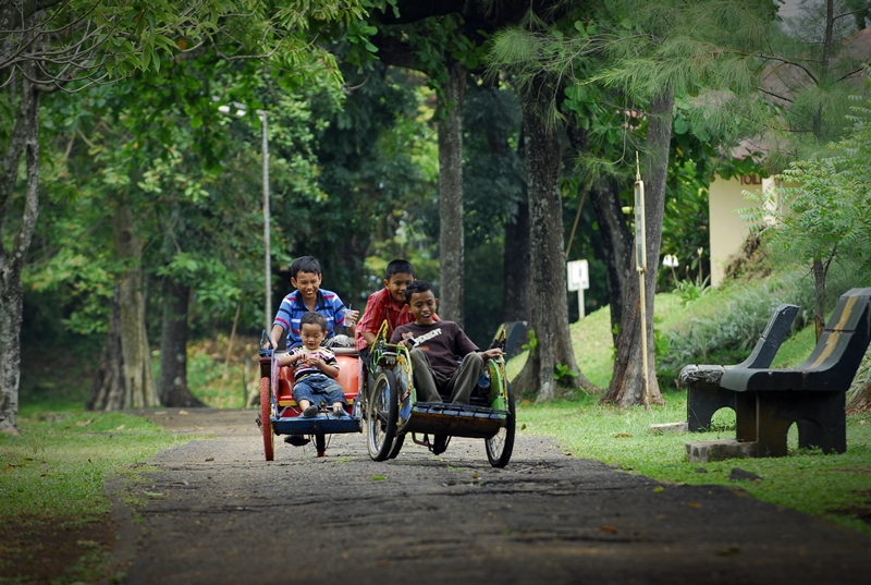 어린이들의 천진난만한 모습. 
